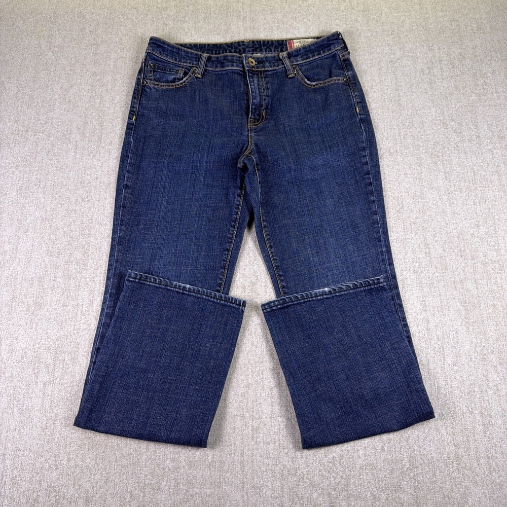 Gap 1969 Jeans Women‎ 10R Classic Fit Straight Stretch Medium Wash Denim